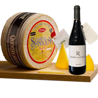 Queso de Oveja Viejo Ciudad de Sansueña Regalo Vino Tinto Rompealforjas AHORA SIN IVA -4%