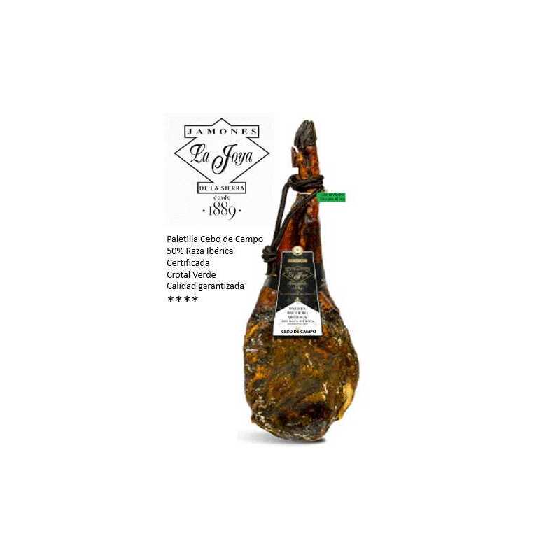 ***LA JOYA DE LA SIERRA*** Paleta de Cebo de Campo Ibérica 50% Raza Ibérica La Joya de La Sierra Jabugo GRANDES COMO UN JAMON