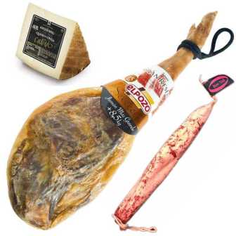 Lote/Pack "Deseo" Jamón Serrano El Pozo Gran Reserva Selección