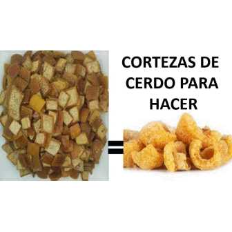 CORTEZAS DE CERDO deshidratadas para hacer FRITONGOS en bolsa 2 Kilos