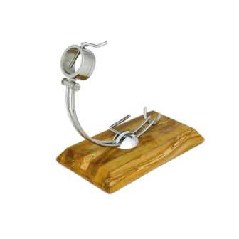 Soporte Jamonero Modelo Inteligente "Afinox" base Madera