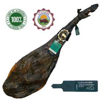 Jamón De Cebo De Campo Ibérico 50% Raza Ibérica La Unión 1890 Jabugo Calidad *****