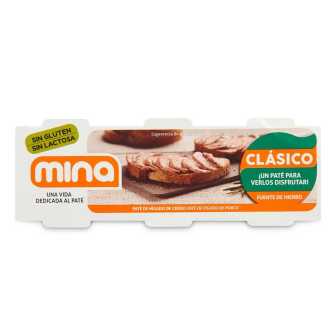 PATÉ DE HIGADO DE CERDO MINA 240 g (80gx3)