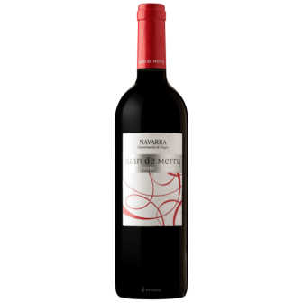 Vino Tinto 100% Tempranillo D. O. Navarra Juan de Merry CAJA 12 BOTELLAS