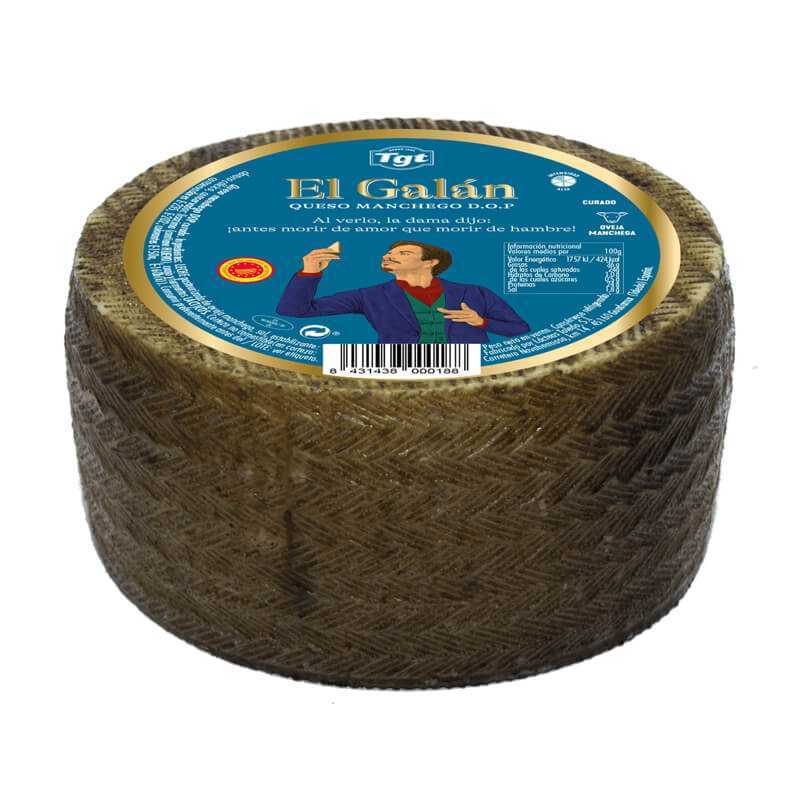 Fromage de brebis affiné MANCHEGO D.O. "El Galán" *Certifié*