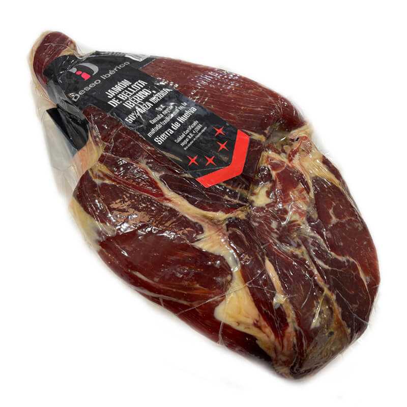 Jamón De Bellota Ibérico 50% Raza Ibérica Deseo Ibérico Certificado Deshuesado O Loncheado 5kg. Aprox. + Regalo Pack De Huesos