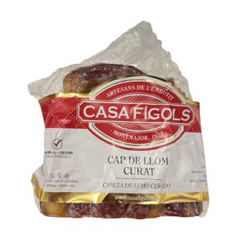 Cabeza De Lomo Curada Casa Fígols Premium 300-350gr. Aprox.